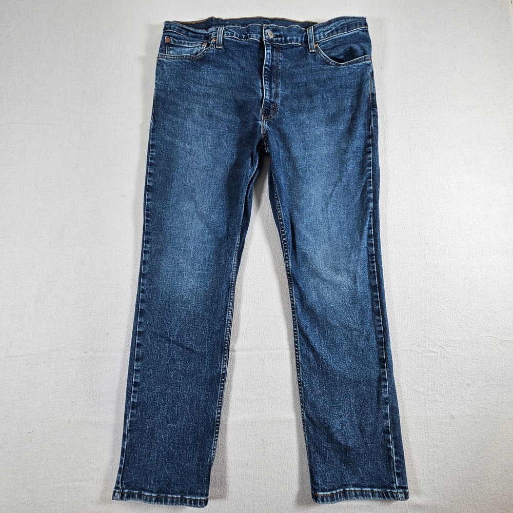 Levis 511 Slim Fit Jeans Mens 40x30 Blue Medium Wash Straight Leg 04511-3779